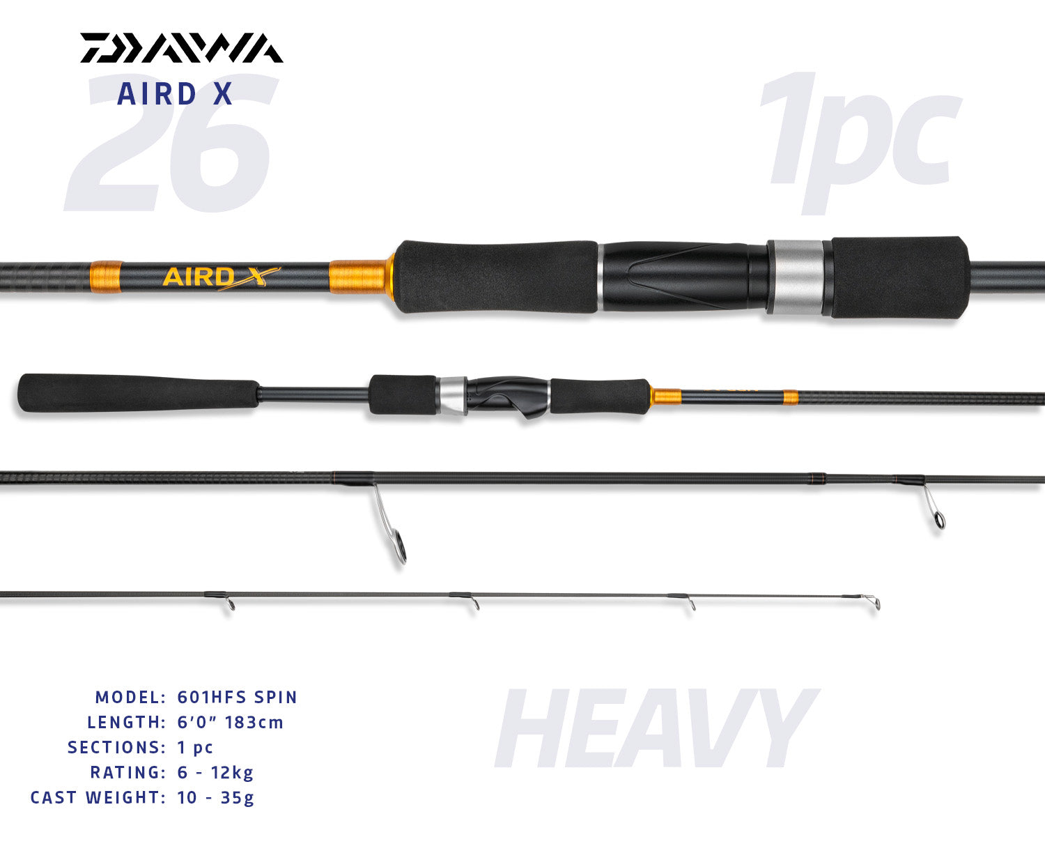 Daiwa 26 Aird Rods