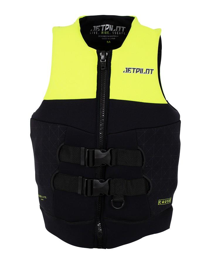 Jetpilot Cause Mens S-Grip Neo Vest PFD - Yellow