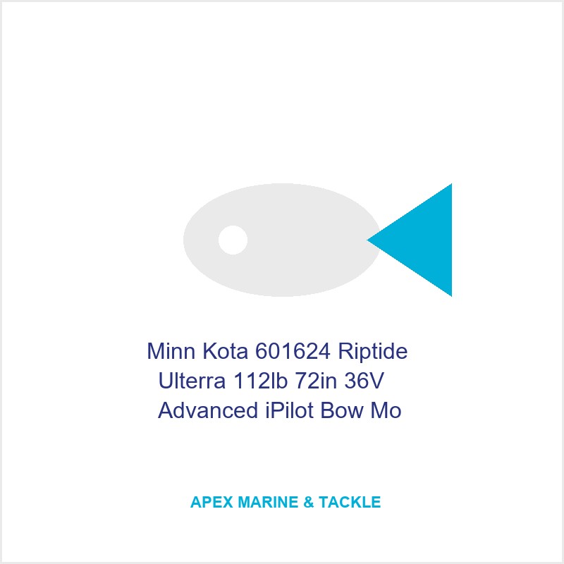 Minn Kota 601624 Riptide Ulterra 112lb 72in 36V Advanced iPilot Bow Mount Electric Motor