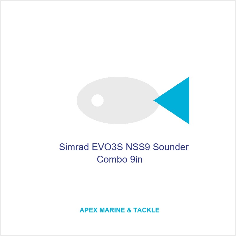 Simrad EVO3S NSS9 Sounder Combo 9in