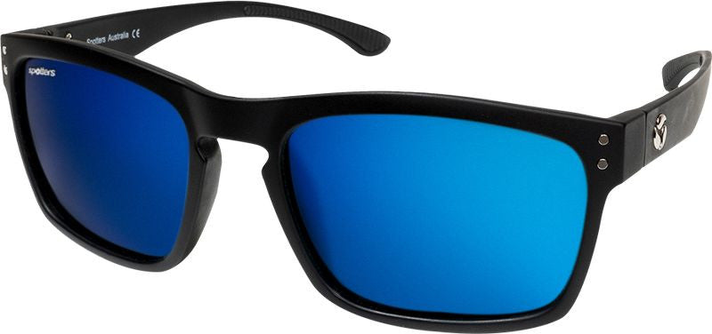 Spotters Crypto Matt Black Frame Performance Polarised Sunglasses