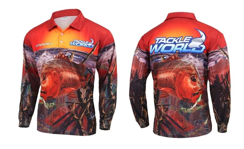 Tackle World Samaki Fishing Shirt - Mangrove Jack