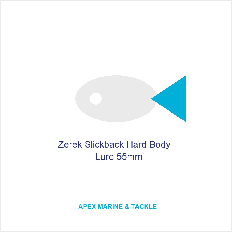 Zerek Slickback Hard Body Lure 55mm